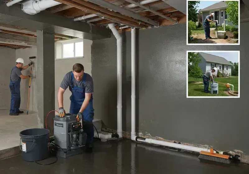 Basement Waterproofing and Flood Prevention process in Memphis, MI